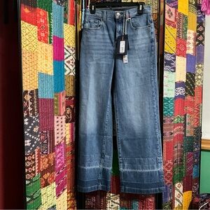 NWT$198 Johnny Was Melbourne Wide Leg Jean Size 27